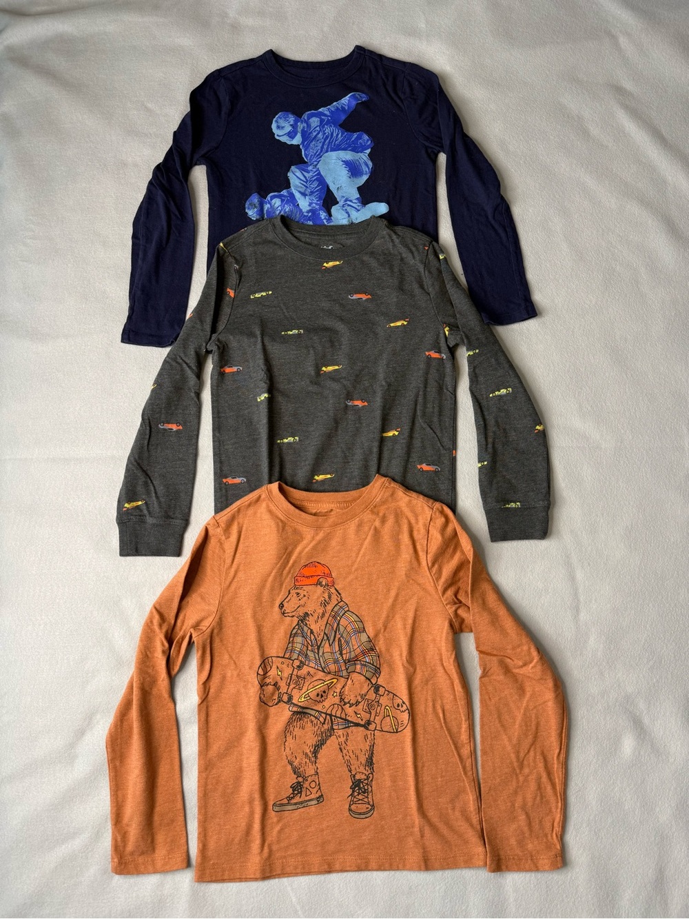 Cat & Jack - Gap Boys Small Long Sleeve Graphic Tee Bundle NWOT